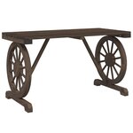 vidaXL Ensemble à manger de jardin 3 Pièces bois de sapin massif