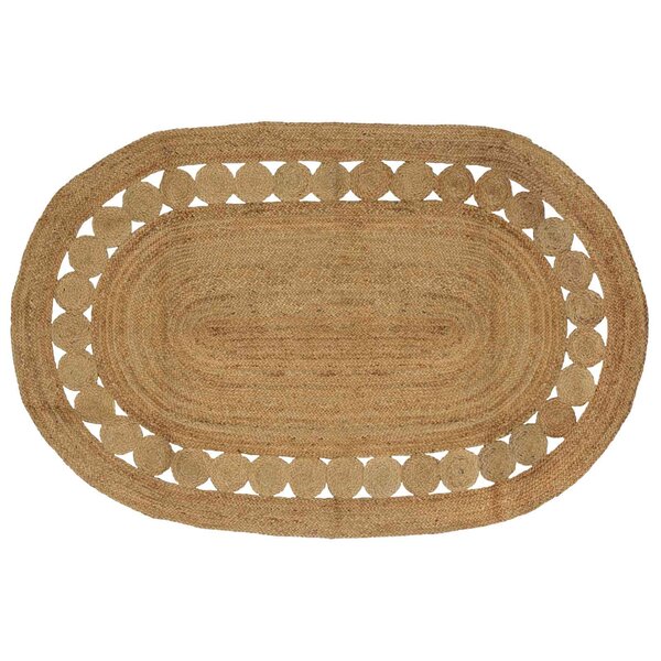 vidaXL Tapis de surface Naturel 152 x 245 cm Jute
