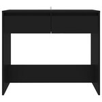 vidaXL Table console Noir 89x41x76 5 cm Acier