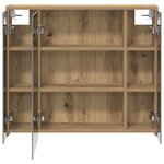 vidaXL Armoire Miroir de Salle de Bain Chêne artisan