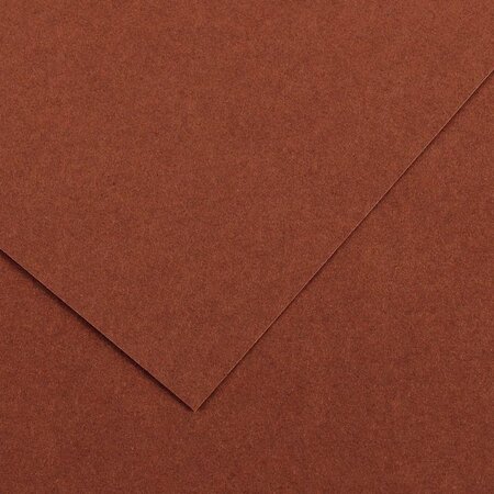 Paquet de 10 feuilles de papier Colorline CANSON 50 x 65 cm 150 g chocolat