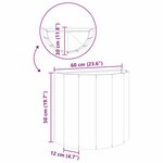 vidaXL Jardinière Anthracite 60 x 30 x 50 cm Acier