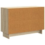 vidaXL Buffet Chêne Sonoma 89 x 34 5 x 60 cm Bois d'ingénierie