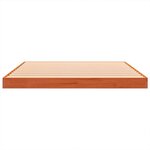 vidaXL Cadre de lit cire marron 120x200 cm bois de pin massif