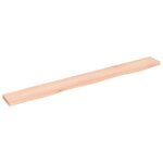 vidaXL Étagère murale 100x10x2 cm bois de chêne massif non traité