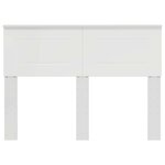 vidaXL Tête de lit Blanc Brillant 120 cm Bois d'ingénierie