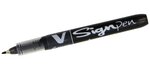 Stylo feutre V Sign Pen Pointe moyenne 0 6 mm Noir PILOT