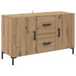 vidaXL Buffet Chêne artisanal 100 x 36 x 60 cm Bois d'ingénierie