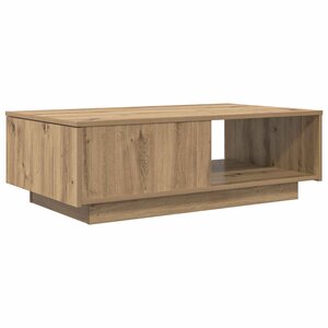 vidaXL Table basse Chêne artisanal 95 x 55 x 31 cm Bois d'ingénierie