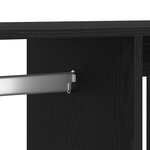 vidaXL Armoire en chêne noir 80x40x110 cm Bois d'ingénierie