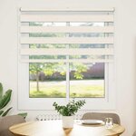 vidaXL Store zèbre beige marbré largeur du tissu 120 9 cm polyester