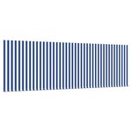 vidaXL Auvent Rétractable Bleu et Blanc 400 x 200 cm