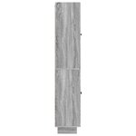 vidaXL Ensemble de Meubles 2 Pièces Sonoma gris 66 x 34 5 x 90 cm