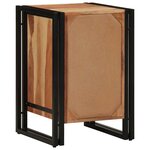 vidaXL Cabinet de chevet Marron 40 x 40 x 59 cm Bois d'acacia massif