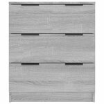 vidaXL Buffet Sonoma gris 60x30x70 cm Bois d'ingénierie