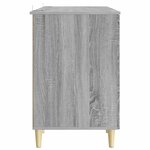 vidaXL Bureau Sonoma gris Bois d'ingénierie 142 5 x 50 x 75 cm