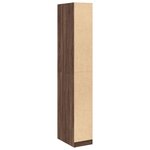 vidaXL Garde-robe chêne marron 30x50x200 cm bois d'ingénierie