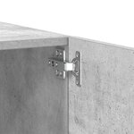 vidaXL Meuble TV Gris béton 100x35x40 cm Bois d'ingénierie