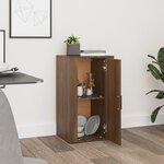 vidaXL Buffet Chêne marron 40x33x70 cm Bois d'ingénierie
