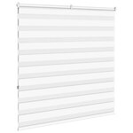 vidaXL Store zèbre blanc 140x150 cm largeur du tissu 135 9cm polyester