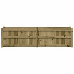 vidaXL Jardinière 180x50x50 cm bois de pin imprégné