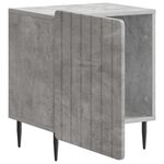 vidaXL Cabinet de chevet Gris béton 43 x 34 5 x 52 cm
