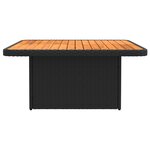 vidaXL 2 Pièce Canapé du milieu de jardin avec table relevable