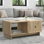 vidaXL Table basse Chêne Sonoma 90 x 50 x 40 cm Bois d'ingénierie