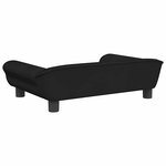 vidaXL Canapé pour enfants noir 70x45x26 cm velours