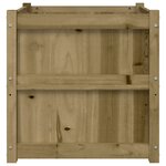 vidaXL Jardinière d'extérieur 60x60x60 cm bois de pin imprégné