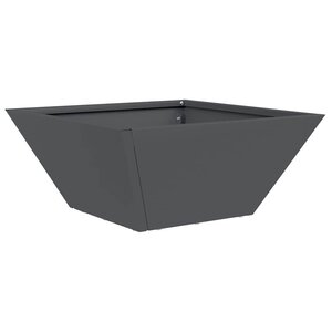 vidaXL Cache-pot de jardin Anthracite 35 x 35 x 15 cm