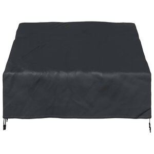 vidaXL Housse de banc de jardin Noir 130 x 95 x 40 / 80 cm Tissu 600D