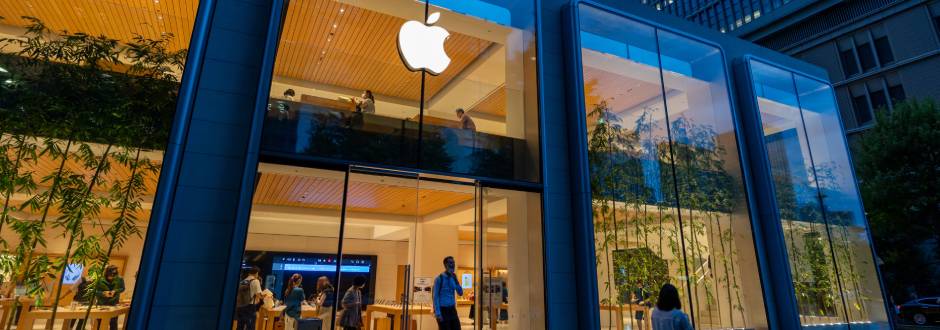 façade d’un Apple Store