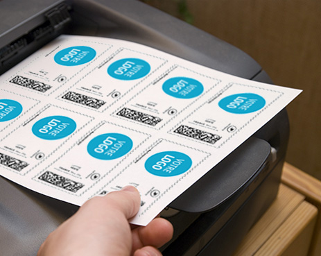 Votre logo gratuit sur les timbres à imprimer