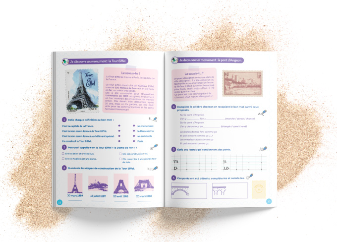 De quoi est composé un carnet de vacances ?