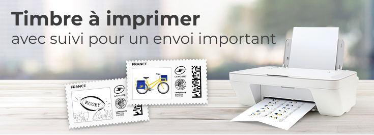 Timbre à imprimer  avec suivi pour un envoi important