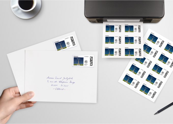 Imprimez vos timbres depuis chez vous