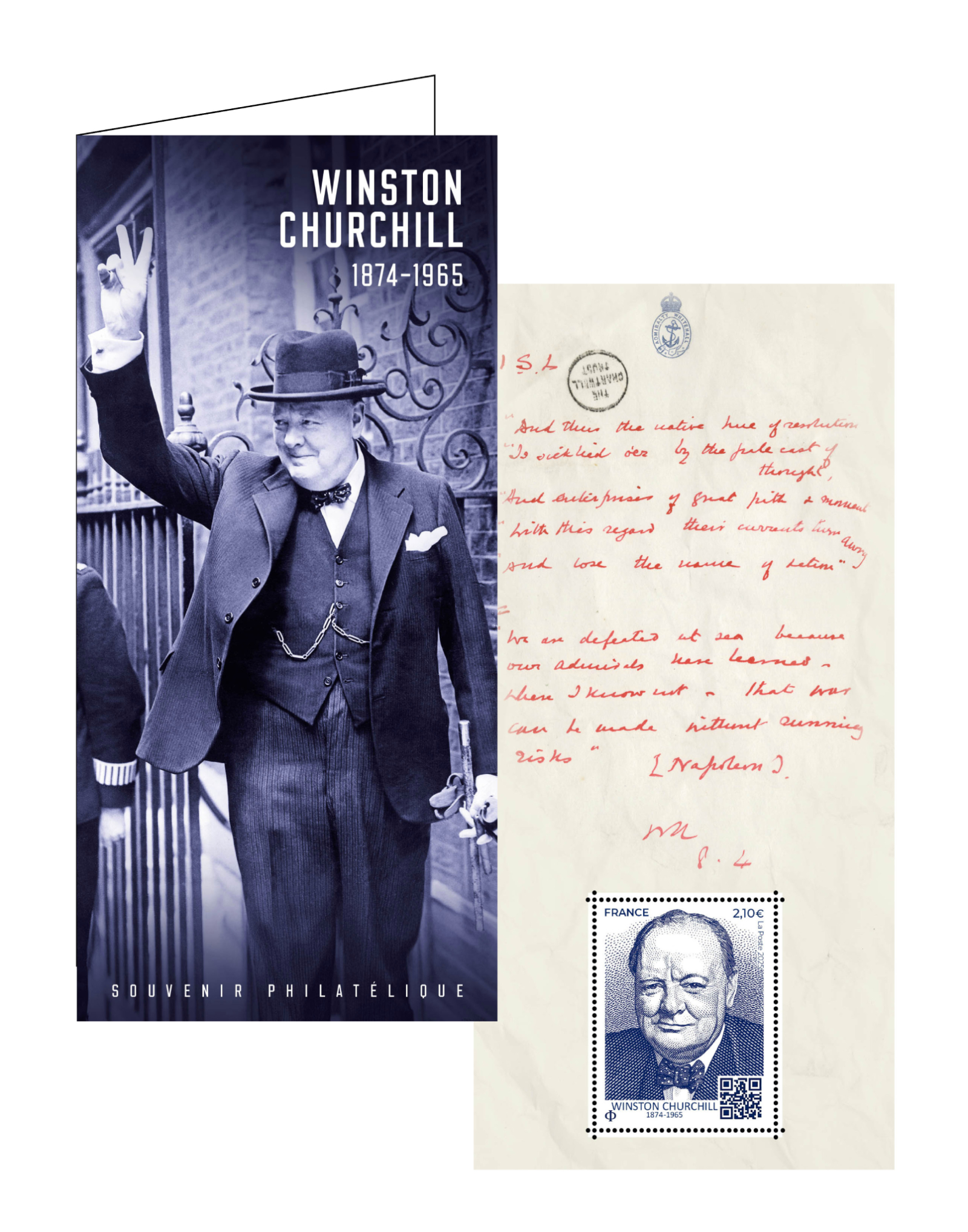 souvenir philatélique winston churchill ia