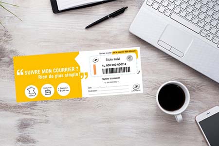 Focus sur le sticker de suivi