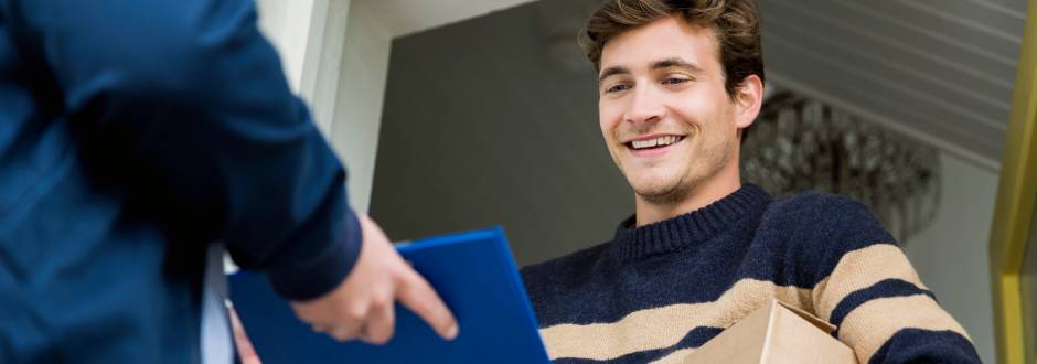 livraison de colis avec Colissimo