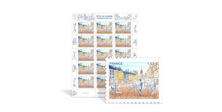 Fête du timbre – Les Arts de la rue... Les peintres