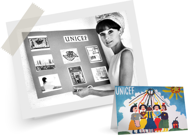 La carte de vœux, dans l’ADN de l’UNICEF