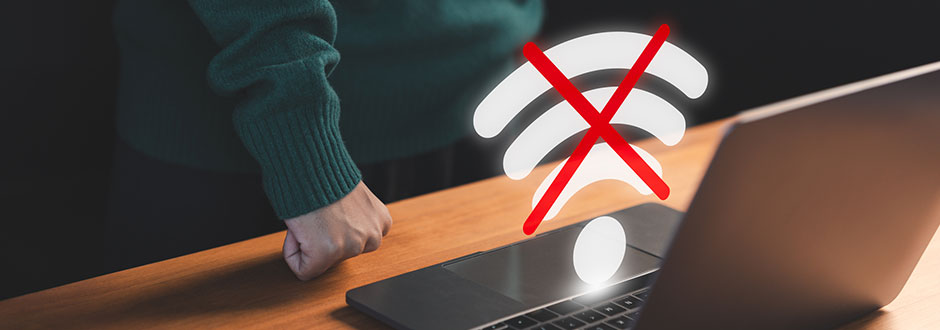 coupure internet en entreprise