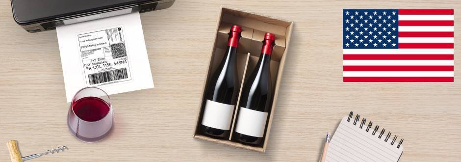 bouteilles vin USA