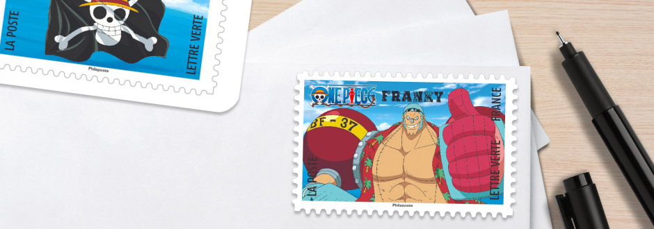 Franky de One Piece, un timbre inédit