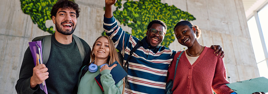 Etudiants préparant leur rentrée à l’université