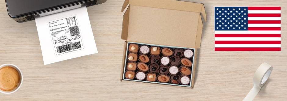 envoi chocolat Etats-Unis