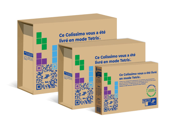Colissimo prêt-à-envoyer Tetris