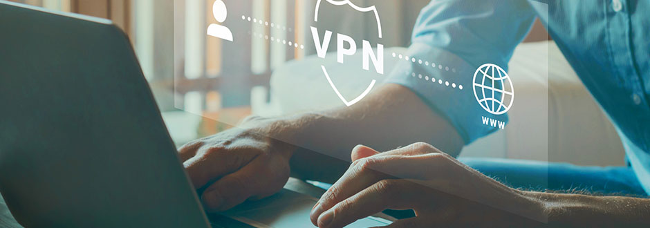 ordinateur d’entreprise avec VPN pro