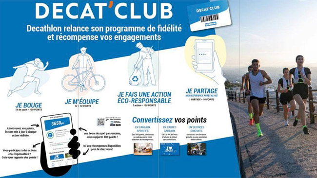 Decathlon : son nouveau programme de fidélité récompense les actions pour la planète et l'activité sportive